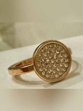 Vintage Pandora Signature Hearts of Pandora Halo Ring- Rose Gold